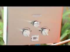 এলপি গ্যাস ওয়াটার হিটার স্টেইনলেস স্টীল প্যানেল বহিরঙ্গন ঝরনা 6L