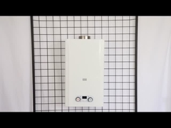 2.64 জিপিএম এলপিজি এনজি তাত্ক্ষণিক ট্যাঙ্কবিহীন গ্যাস ওয়াটার হিটার ডাবল বোতাম সহ