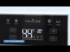 এলইডি ডিসপ্লে ভারসাম্যযুক্ত স্ক্রু ওয়াটার হিটার অক্সিজেন মুক্ত তামার তাপ এক্সচেঞ্জ এবং G1/2 'গ্যাস ইনলেট সহ