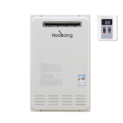 110-220V এনজি প্রাকৃতিক গ্যাস ওয়াটার হিটার আউটডোর 18L ডাবল পাইপ সহ