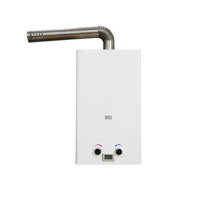 আউটডোর গ্যাস ওয়াটার হিটার 32KW ক্যাম্পিং RV 110-380V হোয়াইট তাত্ক্ষণিক
