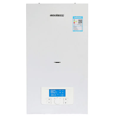 অর্থনৈতিক পারফরম্যান্স গ্যাস বয়লার 24KW গরম গরম জল সাদা