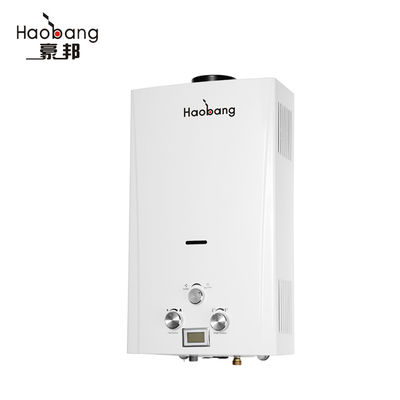 20kW এলপিজি এনজি গ্যাস ওয়াটার হিটার তাত্ক্ষণিক ট্যাঙ্কবিহীন টাইপ সাদা লেপযুক্ত