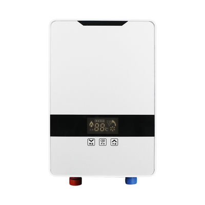 220V 6000W ABS প্লাস্টিকের ট্যাংকবিহীন তাত্ক্ষণিক বৈদ্যুতিক ওয়াটার হিটার